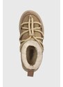 Čizme za snijeg od brušene kože Inuikii Classic Low Platform boja: bež, 75104-105