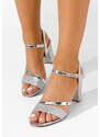 Zapatos Ženske sandale elegantne Alonza Srebrno