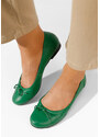 Zapatos Balerinke od prirodne kože Beriana Zeleno