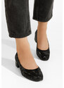 Zapatos Salonke na malu petu Montremy V5 Crno
