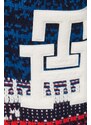 Kardigan s primjesom vune Tommy Hilfiger boja: tamno plava