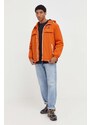 Jakna Tommy Jeans za muškarce, boja: narančasta, za zimu