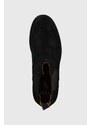Gležnjače od brušene kože Polo Ralph Lauren Bryson Chls za muškarce, boja: crna, 812913541001