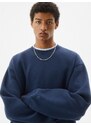 Pull&Bear Sweater majica mornarsko plava