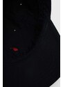 Pamučna kapa sa šiltom Polo Ralph Lauren boja: crna, s aplikacijom