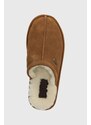 Kućne papuče od brušene kože Barbour Leck boja: smeđa, MSL0024BE51