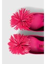 Kožne salonke Kat Maconie Shani boja: ružičasta, s debelom potpeticom, s otvorenom petom