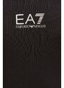 Majica dugih rukava EA7 Emporio Armani za žene, boja: crna