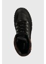 Čizme Guess LOFIRA za žene, boja: crna, s platformom, FL8LOF ELE12