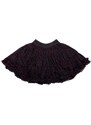 Dječja suknja Pinko Up boja: crna, mini, širi se prema dolje