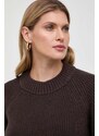 Vuneni pulover MICHAEL Michael Kors za žene, boja: smeđa