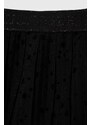 Dječja suknja Tommy Hilfiger boja: crna, mini, širi se prema dolje