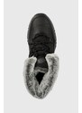Cipele Skechers TREGO boja: crna, ravni potplat, s toplom podstavom