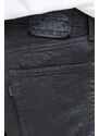 Pamučne hlače Levi's 501 54 boja: crna, uski kroj