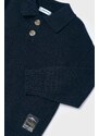 Dječji pulover s postotkom vune Mayoral boja: tamno plava, lagani