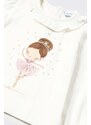 Majica dugih rukava za bebe Mayoral boja: ružičasta