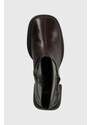 Kožne gležnjače Vagabond Shoemakers ANSIE za žene, boja: smeđa, ravni potplat, 5645.301.35