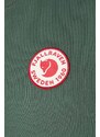 Pamučna dukserica Fjallraven 1960 Logo Badge Sweater za žene, boja: zelena, s aplikacijom