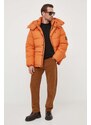 Jakna Calvin Klein Jeans za muškarce, boja: narančasta, za zimu