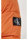 Jakna Calvin Klein Jeans za muškarce, boja: narančasta, za zimu