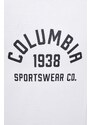 Pamučna majica dugih rukava Columbia boja: bež