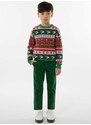 Dječji džemper Kenzo Kids boja: zelena