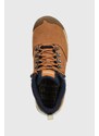 Cipele Keen Ciradia Mid WP za žene, boja: smeđa, sa srednje toplom podstavom