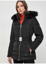 Pernata jakna Morgan za žene, boja: crna, za prijelazno razdoblje