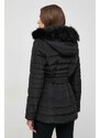 Pernata jakna Morgan za žene, boja: crna, za prijelazno razdoblje
