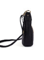 Luksuzna Talijanska torba od prave kože VERA ITALY "Shantala", boja crna, 15x28cm