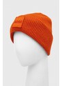 Kapa s dodatkom vune BOSS boja: narančasta, od debelog pletiva