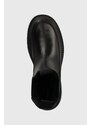 Kožne gležnjače Gant Prepnovo za žene, boja: crna, ravni potplat, 27551396.G00