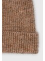 Kapa s dodatkom vune Silvian Heach boja: smeđa, od debelog pletiva