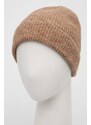 Kapa s dodatkom vune Silvian Heach boja: smeđa, od debelog pletiva