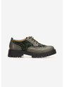 Zapatos Ženske cipele oksfordice Flexa kaki