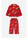 Dječja pidžama Bobo Choses boja: crvena, s uzorkom