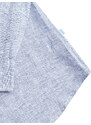 Panareha Men's Linen Popover Shirt MAMANUCA blue