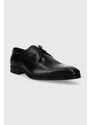 Kožne cipele BOSS Theon za muškarce, boja: crna, 50512173