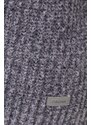 Pulover s dodatkom vune Calvin Klein za muškarce, boja: siva, s poludolčevitom