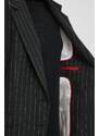 Sako Tommy Hilfiger boja: crna, jednoredno zakopčavanje, s uzorkom