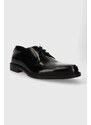 Kožne cipele HUGO Kerr za muškarce, boja: crna, 50512716