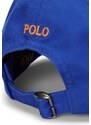 Pamučna kapa sa šiltom za bebe Polo Ralph Lauren bez uzorka