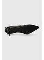 Kožne štikle Lauren Ralph Lauren Adrienne boja: crna, 802940572001