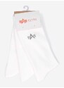 Čarape Alpha Industries Basic Socks 3-pack boja: bijela, 118929.09-white