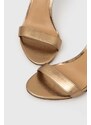 Kožne sandale Lauren Ralph Lauren Allie boja: zlatna, 802912334002