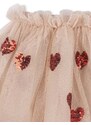Dječja suknja Konges Sløjd boja: ružičasta, mini, širi se prema dolje