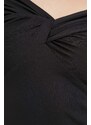 Haljina Lauren Ralph Lauren boja: crna, maxi, ravna