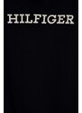 Dječja pamučna dukserica Tommy Hilfiger boja: tamno plava, s kapuljačom, s aplikacijom