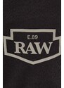Pamučni donji dio trenirke G-Star Raw boja: crna, s tiskom