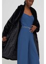 Kaput Abercrombie & Fitch za žene, boja: crna, za prijelazno razdoblje